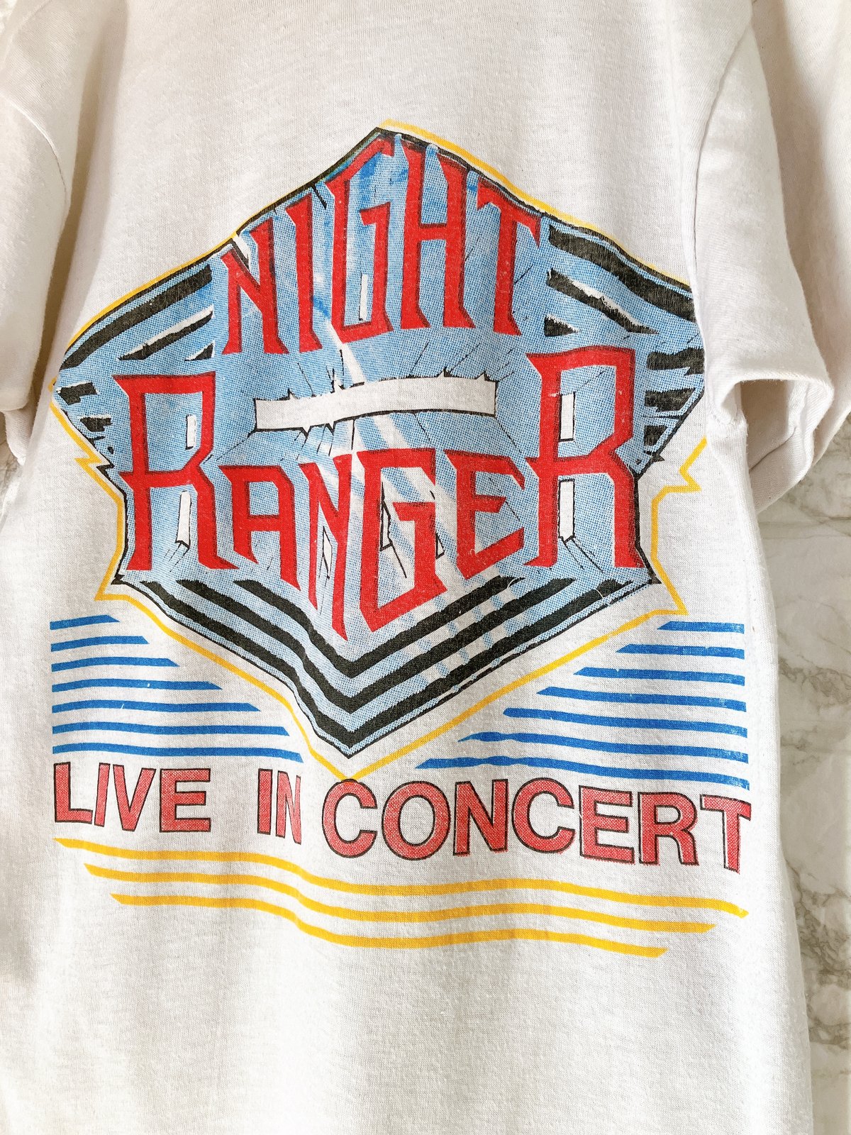 USA Vintage Night Ranger Band T-Shirt/wr55 | WR USA Vintage Night Ranger Band T-Shirt/wr55 | WR