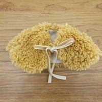 人形用  ファーケープ キャメル