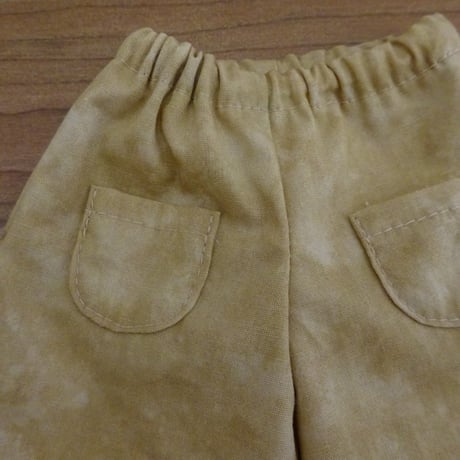 人形用 フレアパンツ ベージュ