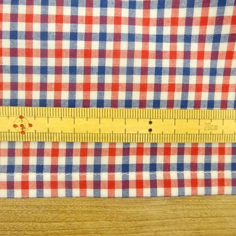 大人用 三角巾 赤青チェック リボンタイプ