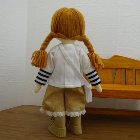 人形用 フレアパンツ ベージュ