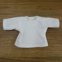 人形用 半袖Ｔシャツ 白 無地