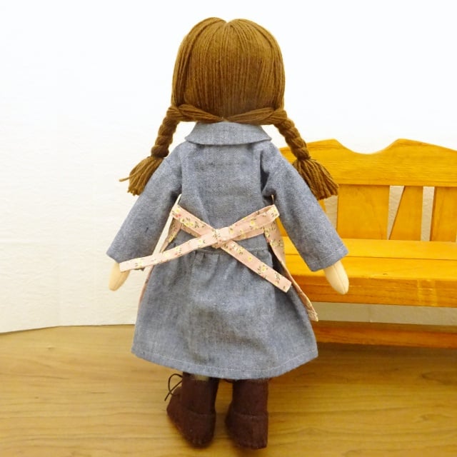 人形用 エプロン ピンク 小花柄 | ミックスジャム