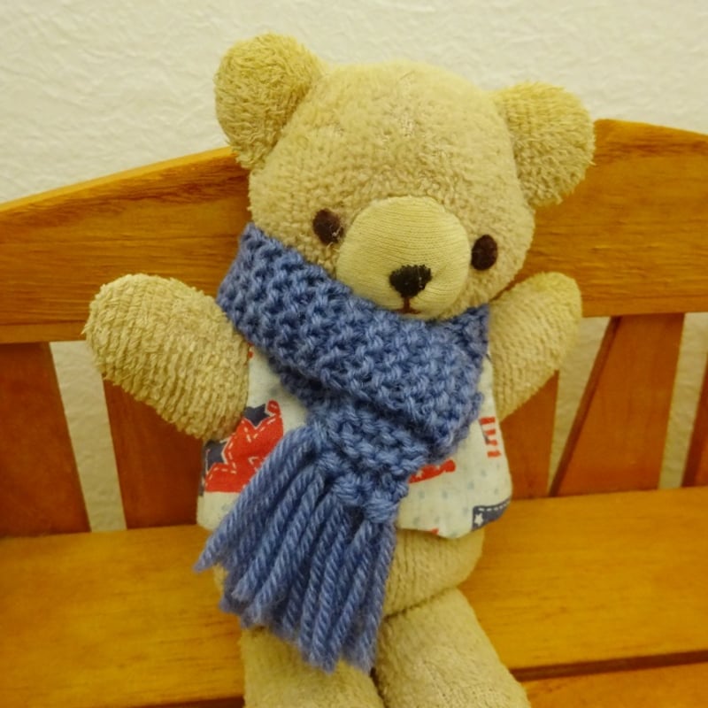 ドール用 フリンジ マフラー 25cm 30cm 赤 オレンジ ピンク 黄 青 緑