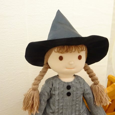 人形用 魔女風 とんがり帽子 ミックスジャム