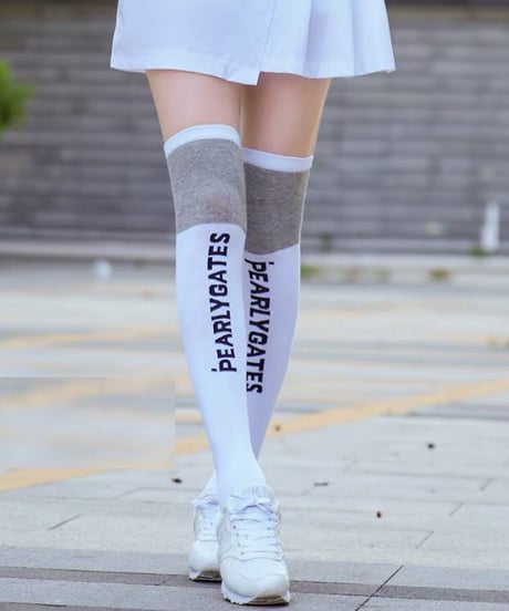 【即発送】PEARLY GATES パーリーゲイツ ニーハイソックス　靴下