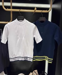 St ANDREWS セントアンドリュース 半袖ニット レディース