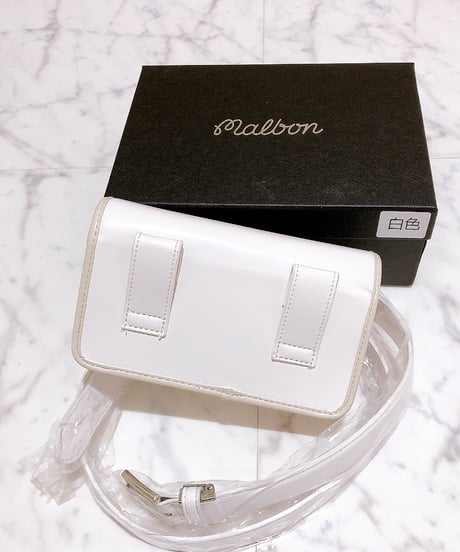 【Malbon マルボン】2WAYポーチ付きベルト ウエストバッグ