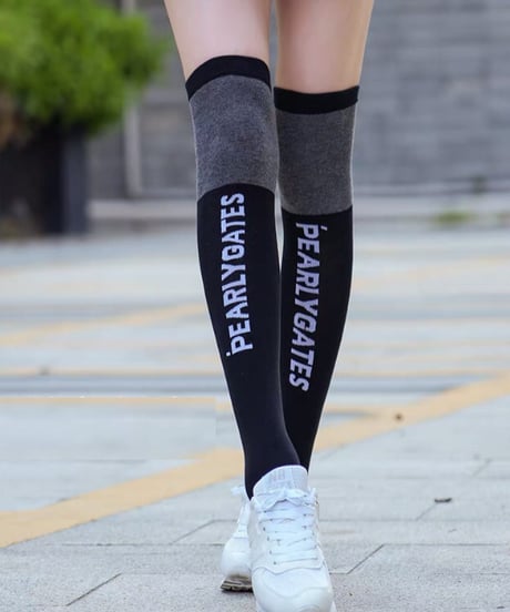 【即発送】PEARLY GATES パーリーゲイツ ニーハイソックス　靴下