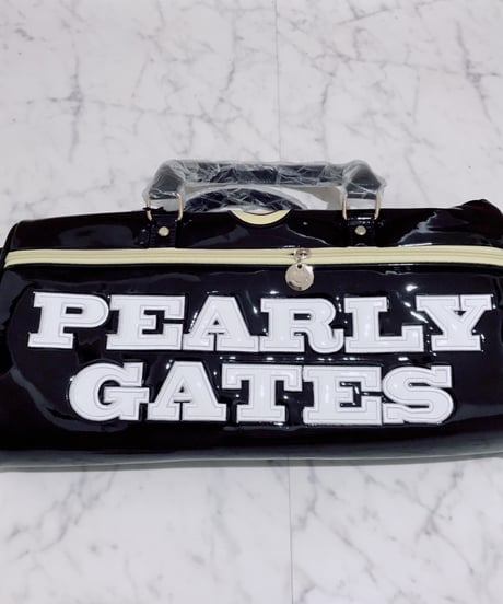 【アウトレット】【PEARLY GATES パーリーゲイツ】エナメルボストンバッグ