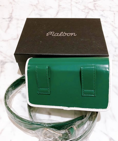【Malbon マルボン】2WAYポーチ付きベルト ウエストバッグ