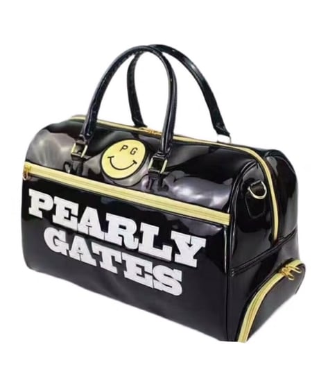 【アウトレット】【PEARLY GATES パーリーゲイツ】エナメルボストンバッグ