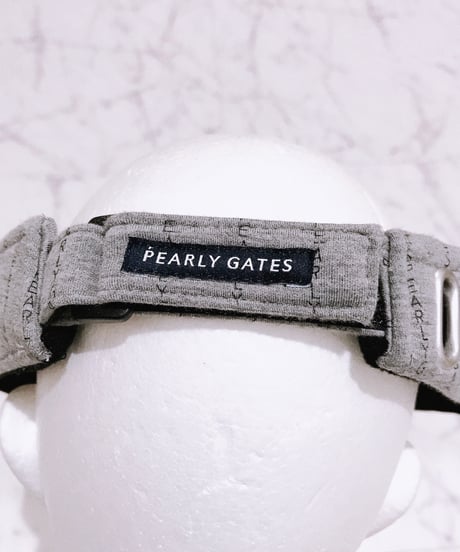【アウトレット】【PEARLY GATES パーリーゲイツ】ジャージ生地バイザー