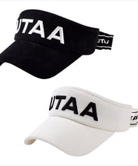 【即発送】UTAA ユタ ゴルフ レディース  コーデュロイリボンバイザー