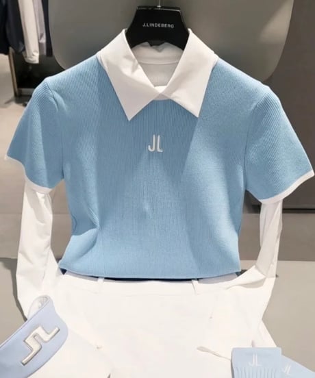 J.LINDEBERG ジェイリンドバーグ 半袖ニット レディース