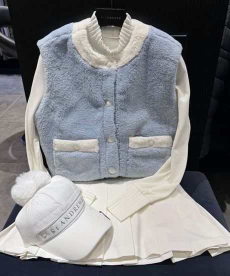 【即発送】St ANDREWS セントアンドリュース ボアベスト レディース