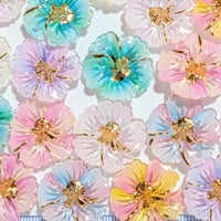 【58】1個20円・アクリルチャーム・花・8カラー