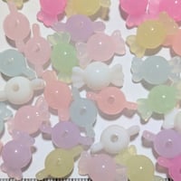 【59】30g約59個100円・アクリルビーズ・キャンディ・MIXカラー
