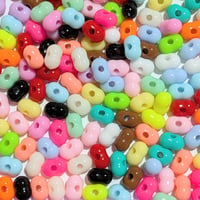 【3】30g100円・アクリルシードビーズ・ピーナッツ・MIXカラー