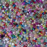 【93】30g100円・ガラス・バブル・穴なし・MIXカラー・約1.4〜2.8mm
