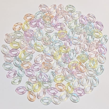 【46】30g100円・アクリルチェーン・蓄光・MIXカラー