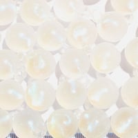 【35】1個10円・アクリルチャーム・グリッターパウダー・蓄光・ホワイトカラー