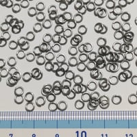 【131】10g10円・丸カン・メッキ加工なし・シルバーカラー・約4×0.7mm