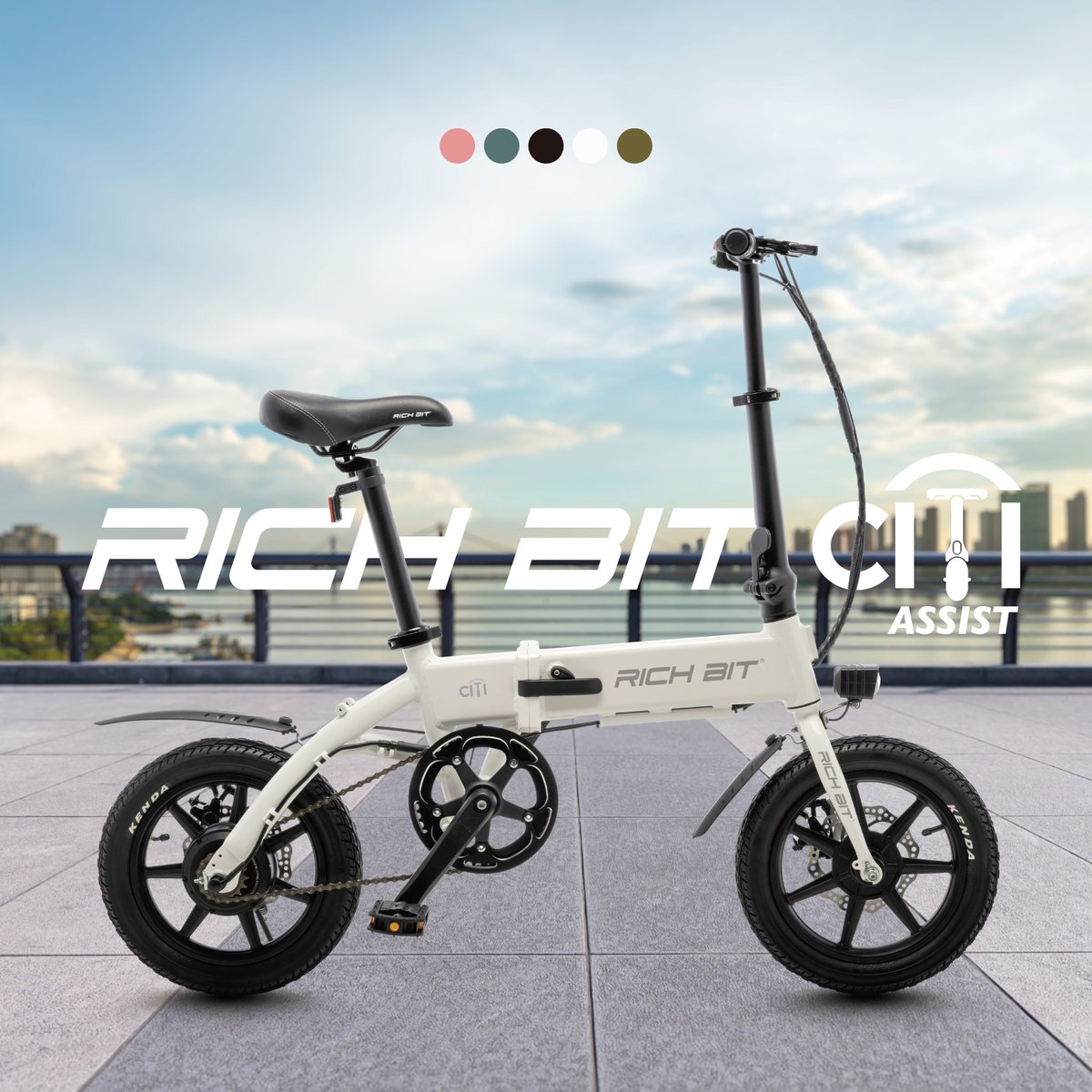 RICH BIT CITI ASSIST （電動アシスト自転車） ゴールデン
