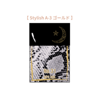 ≪ デコれる ≫ スマホケース ソフトカバー【 Stylish A-3 ゴールド 】