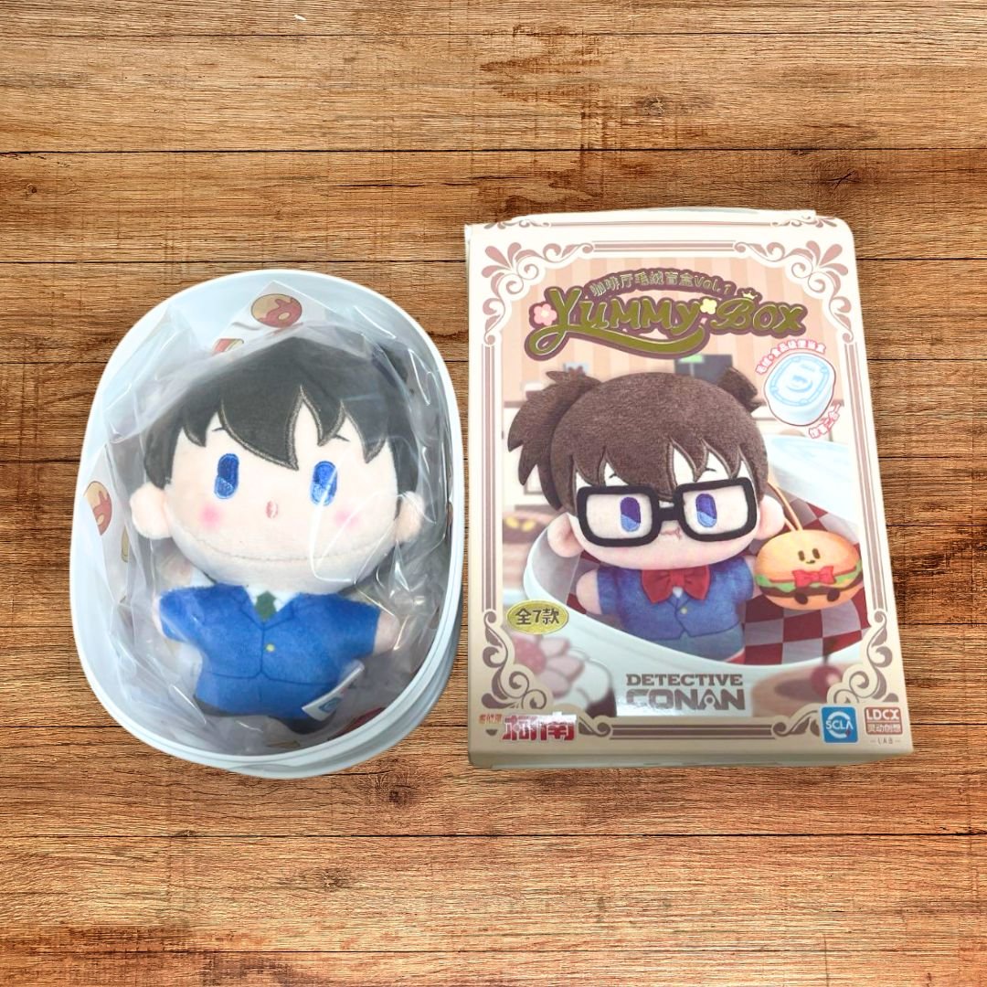 名探偵コナン YUMMY BOX お弁当箱 ぬいぐるみ 工藤新一 中国限定
