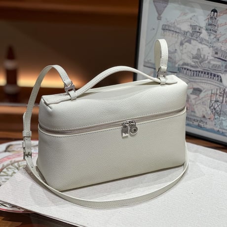L27弁当箱バッグ 2WAYショルダーバッグ ハンドバッグ 多色展開 シルバー金具　春夏バッグの定番！