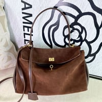 ヌバックレザーバッグ パッチワークレザーバック ハンドバッグ ショルダーバッグ 秋冬バッグ おしゃれ 雰囲気