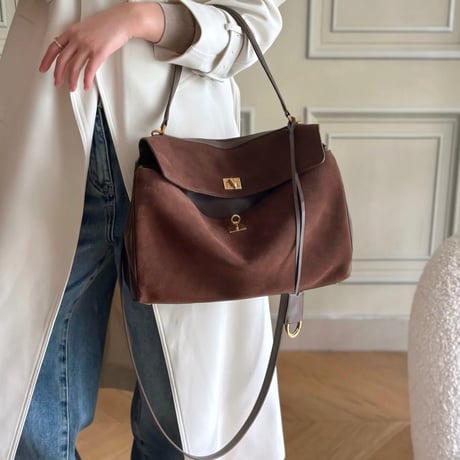 ヌバックレザーバッグ パッチワークレザーバック ハンドバッグ ショルダーバッグ 秋冬バッグ おしゃれ 雰囲気