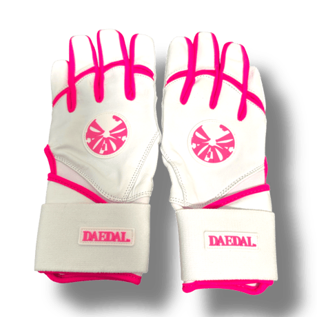 DAEDAL. Batting Glove High-Grade 【Pink × White】