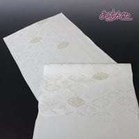 留袖用 渡敬謹製 丹後ちりめん 縫取濁江菊華文 帯揚げ [商品番号coa0027]