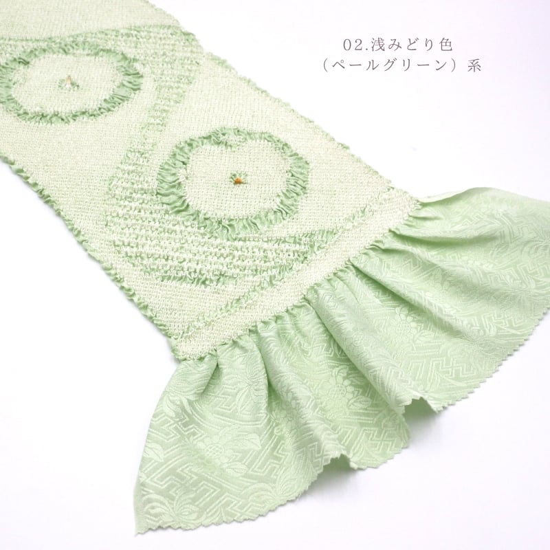 帯揚げ 振袖用 京鹿の子絞 総絞り あすかや[商品番号coa0049] | 本格