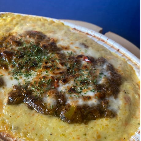 麦小町豚のドライカレー トマトドリア