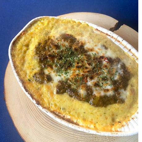 麦小町豚のドライカレー トマトドリア