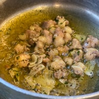 鶏軟骨のペペロンチーノソース