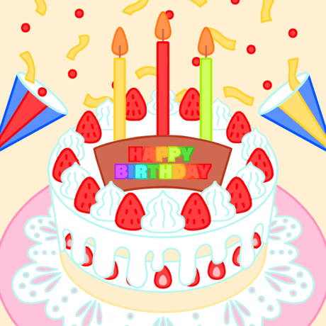 3DQR　誕生日メッセージ