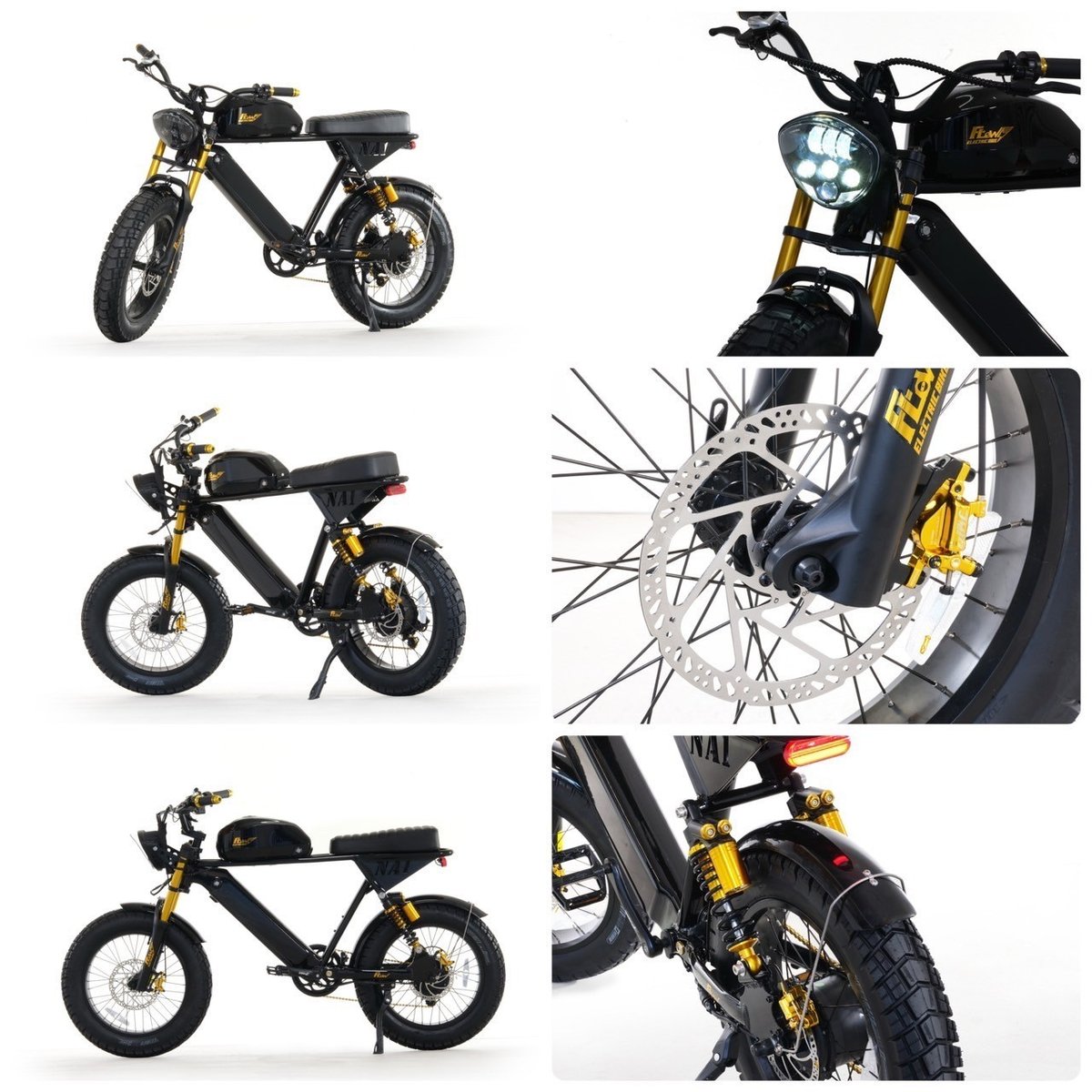 自転車本体 FLOW ebike NA-1 flow bike FLOW NA1 ハイスペック 電動アシスト 自転車 充電式 グロスブラック
