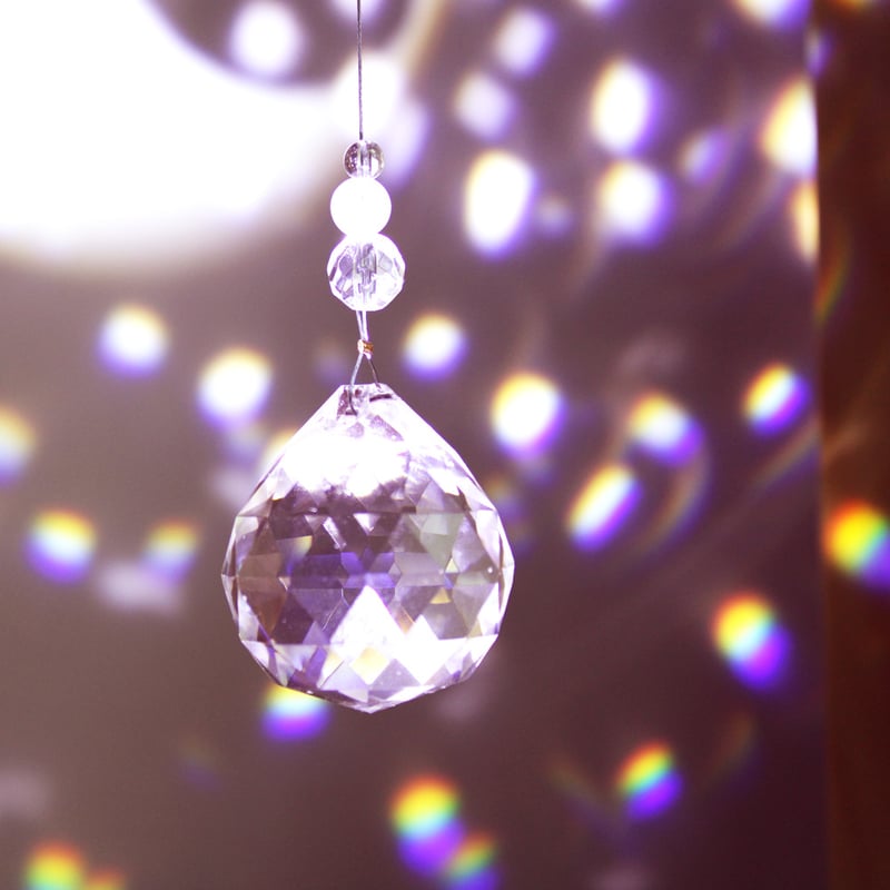 初級キット☆高品質トリプル水晶のサンキャッチャー制作キット【動画