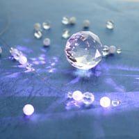初級キット★高品質トリプル水晶のサンキャッチャー制作キット【動画解説付】