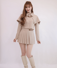 short cape jacket(2color)