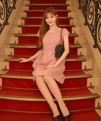 Marry me マリーミー　tweed one piece(pink) tweed one piece(pink) | Marry me