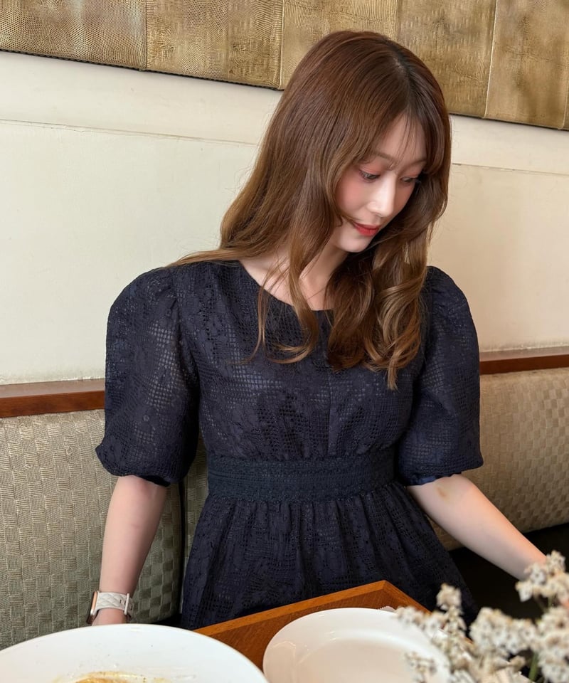 lace one piece(navy) | Marry me