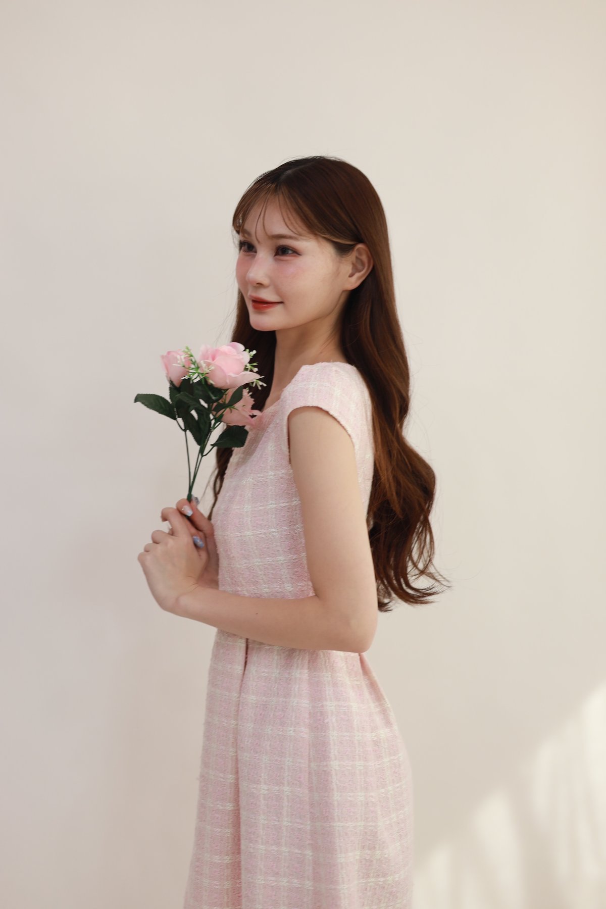 Marry me マリーミー　tweed one piece(pink) Marry me マリーミー tweed one piece(pink) - メルカリ