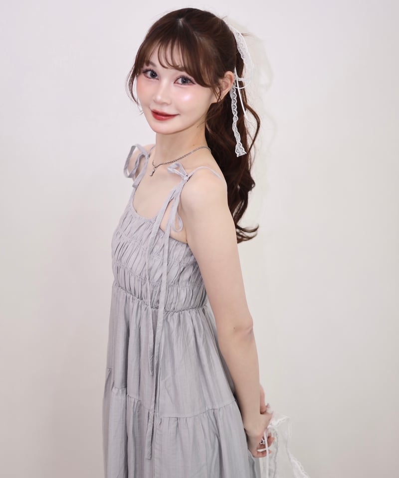 merruny メルニー frill tiered cami ワンピース フリルティアード