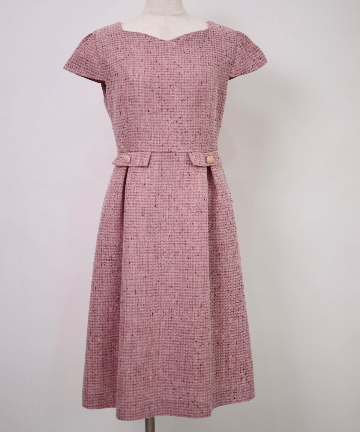 Marry me マリーミー　tweed one piece(pink) tweed one piece(pink) | Marry me