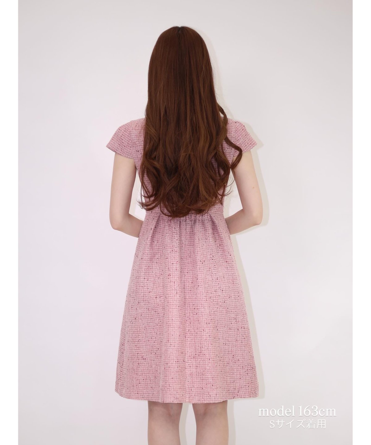 Marry me マリーミー　tweed one piece(pink) tweed one piece(pink) | Marry me